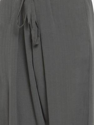 drawstring tie knot wide leg trouser - 16672332 - Standard Image - 5