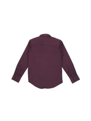 purple cotton shirt - 16672417 - Standard Image - 2