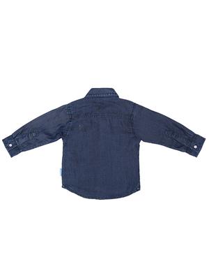 dark blue cotton shirt - 16672461 - Standard Image - 2