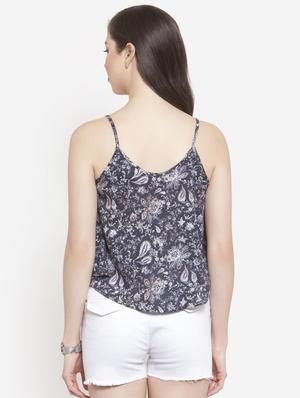 cami neck floral boxy crop top - 16672493 - Standard Image - 2