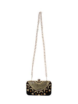 black velvet box clutch - 16672785 - Standard Image - 5
