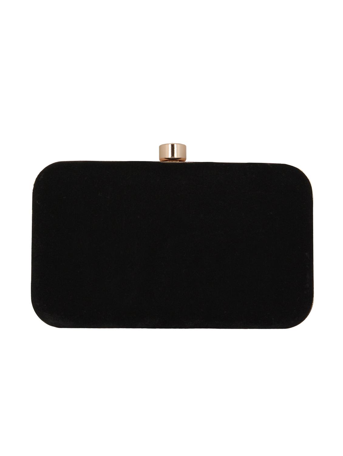 black velvet box clutch - 16672785 - Zoom Image - 2
