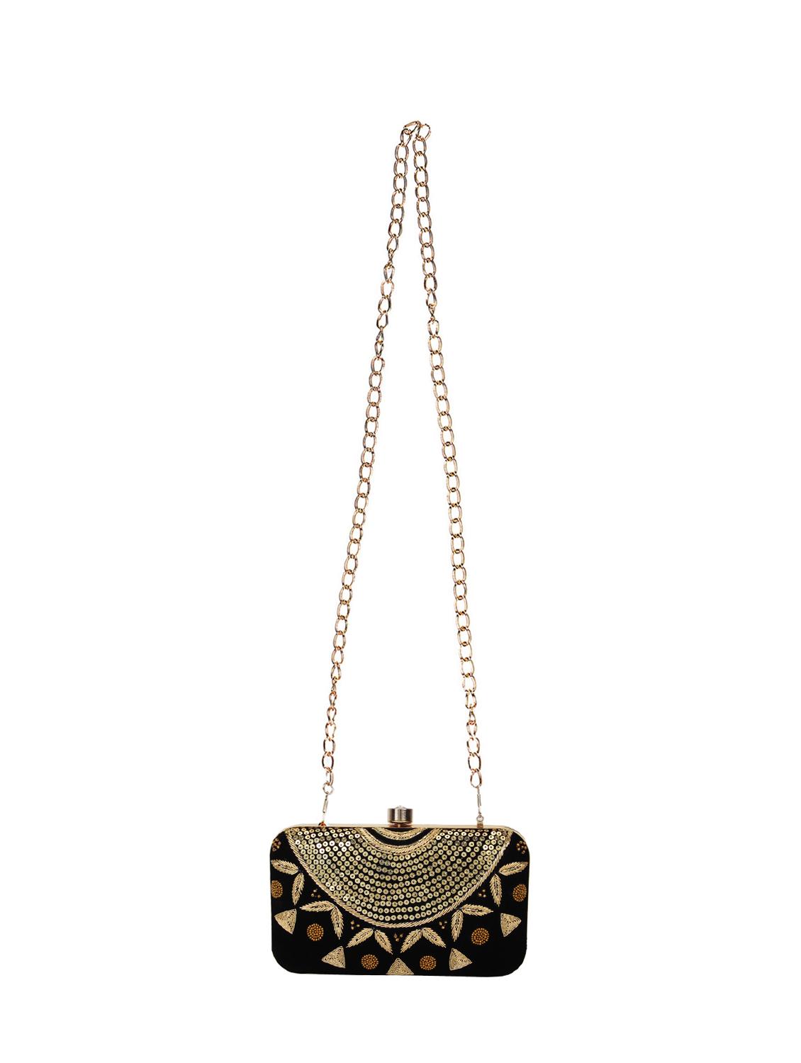 black velvet box clutch - 16672785 - Zoom Image - 5