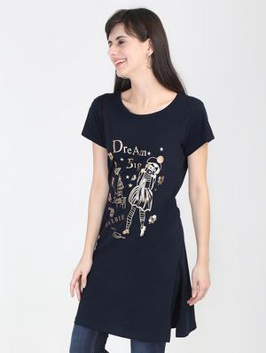 round neck graphic tee - 16672804 - Standard Image - 2