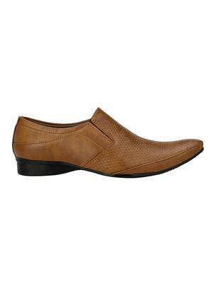 tan leatherette slip ons - 16672844 - Standard Image - 2