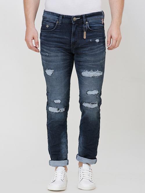 blue distressed jeans - 16672922 - Standard Image - 1