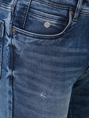 blue distressed jeans - 16672923 - Standard Image - 5