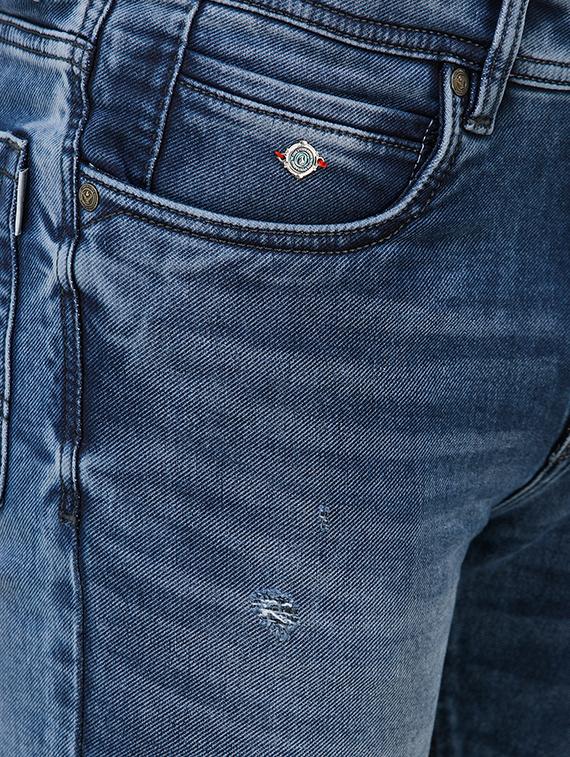 blue distressed jeans - 16672923 - Zoom Image - 5