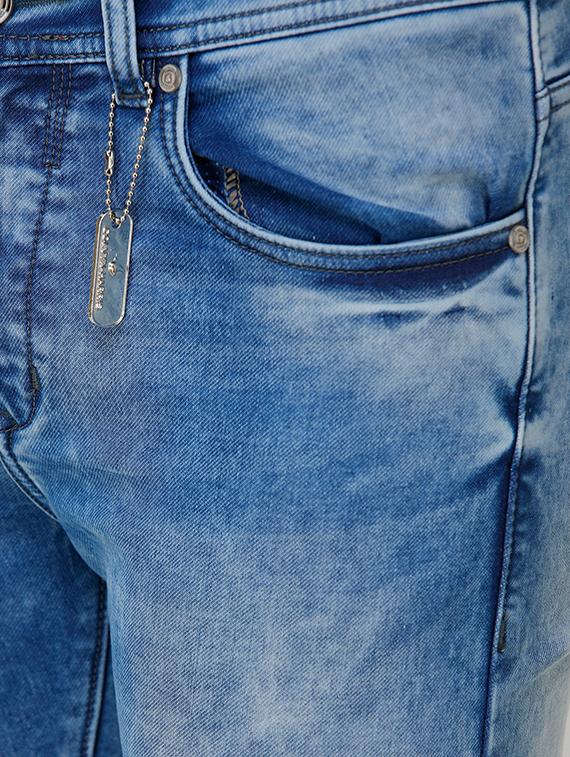 blue heavy washed jeans - 16672938 - Zoom Image - 5