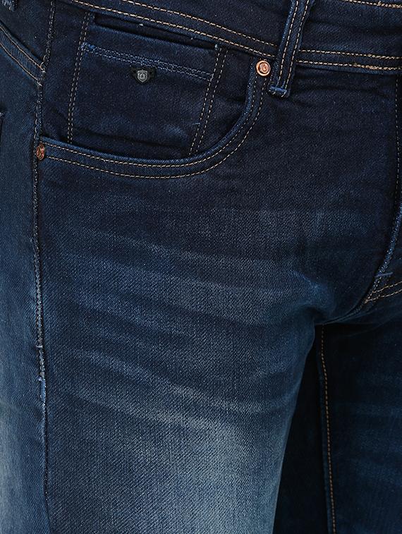 blue heavy washed jeans - 16672941 - Zoom Image - 5