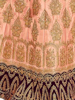 embroidered a-line lehenga - 16673202 - Standard Image - 2