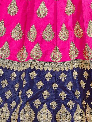 embroidered a-line lehenga - 16673218 - Standard Image - 2