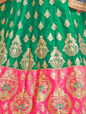 embroidered flared lehenga - 16673221 - Standard Image - 2
