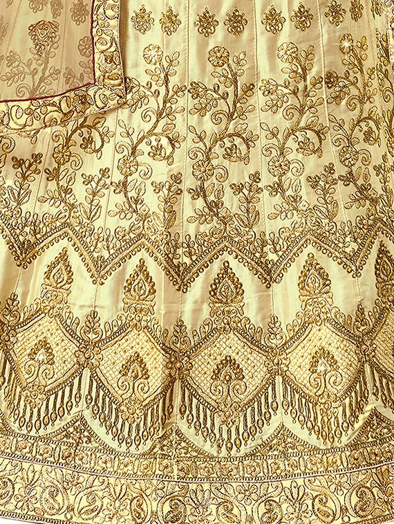 embroidered flared lehenga - 16673226 - Zoom Image - 2
