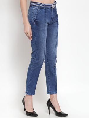high rise stone washed jeans - 16673370 - Standard Image - 2