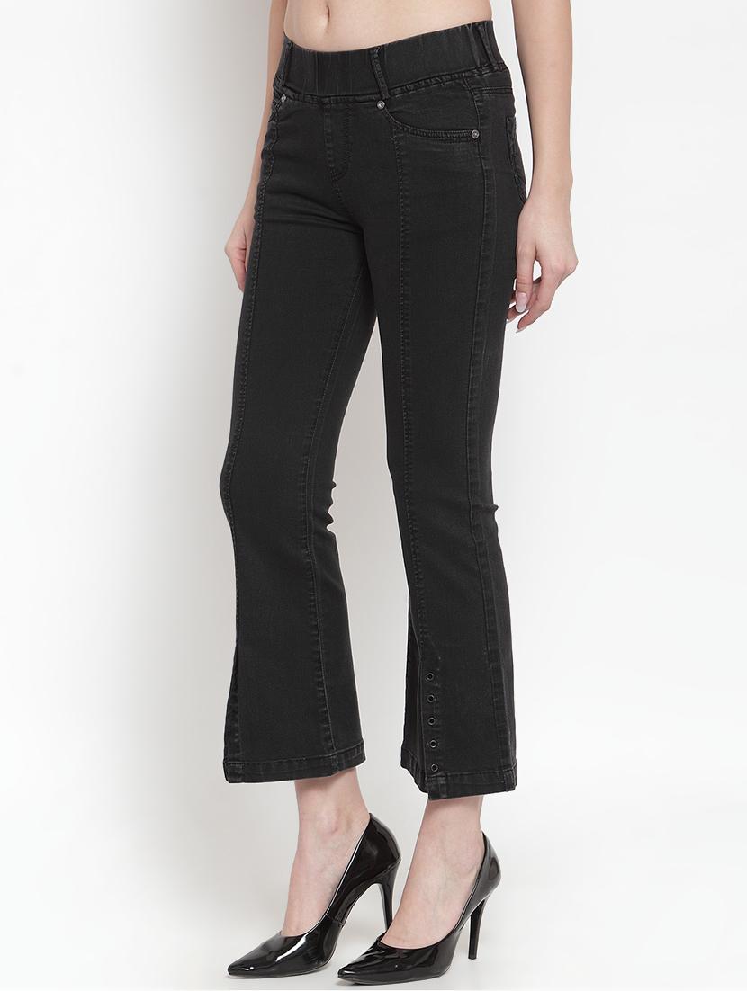 high rise boat cut jeans - 16673387 - Zoom Image - 2