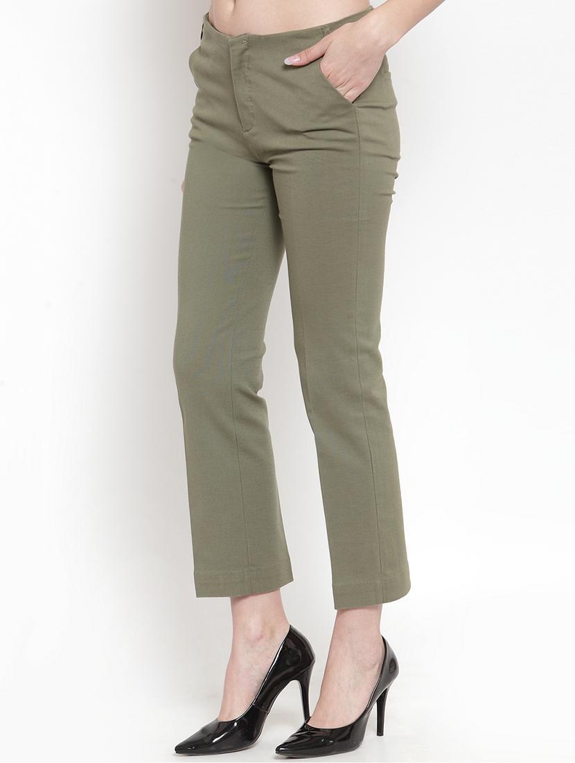 high rise solid trouser - 16673405 - Zoom Image - 2