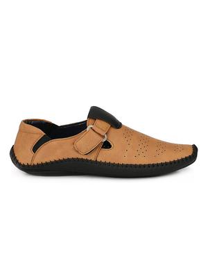 brown patent leather slip on sandals - 16673596 - Standard Image - 2
