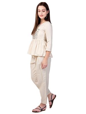 embroidered detail gathered top - 16673695 - Standard Image - 2