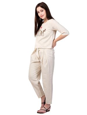 embroidered detail buttoned back top - 16673696 - Standard Image - 2