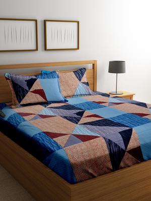 double bedsheet with 2 pillow cover - 16673733 - Standard Image - 2