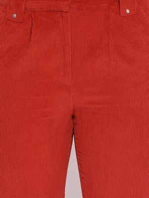 high rise corduroy trouser - 16673749 - Standard Image - 5