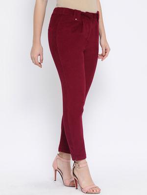 high rise corduroy trouser - 16673750 - Standard Image - 2