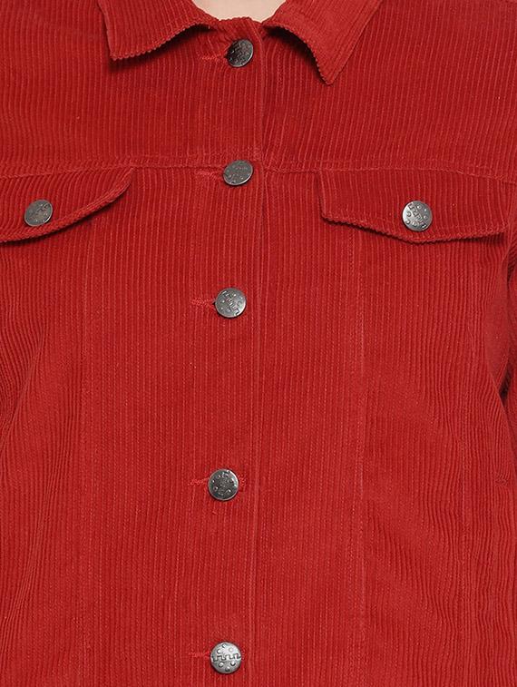 pocket detail long sleeved jacket - 16673780 - Zoom Image - 5