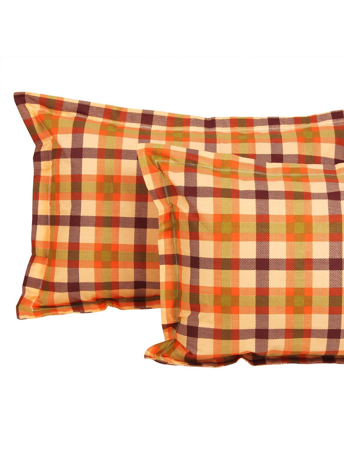 cotton double bedsheet with 2 pillow covers - 16674107 - Zoom Image - 5