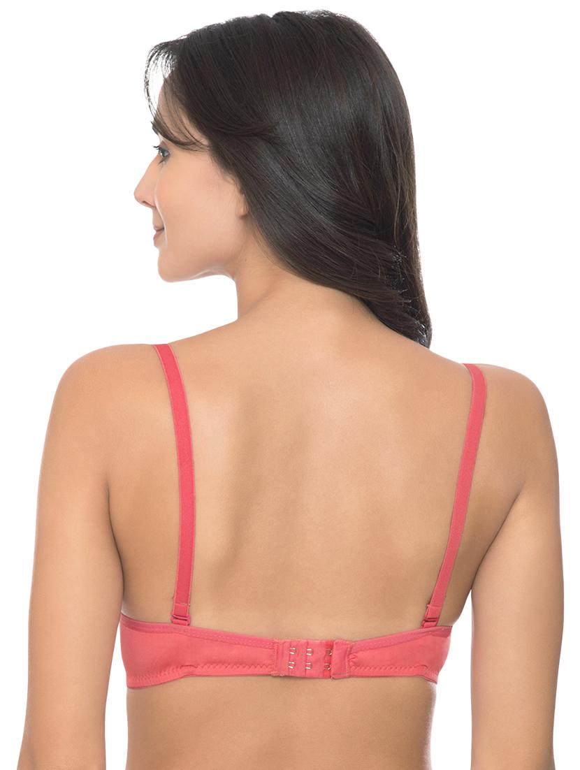 bow patch detachable strap t-shirt bra - 16674137 - Zoom Image - 2