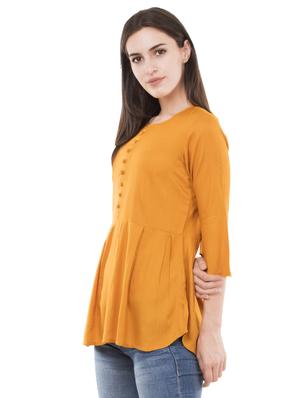 bell sleeved pleated top - 16674458 - Standard Image - 2