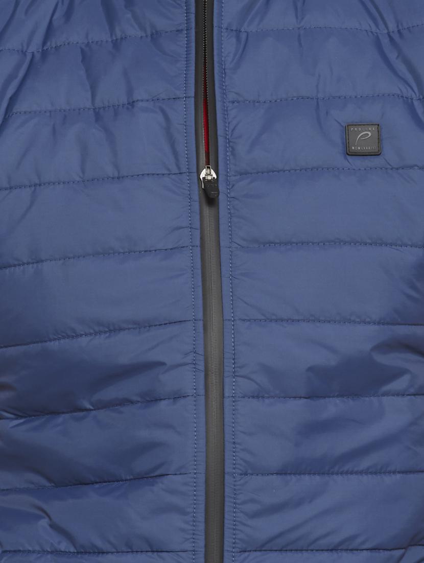 blue solid quilted jacket - 16674516 - Zoom Image - 5
