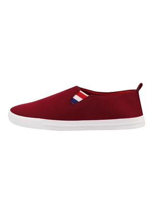 red canvas slip on sneakers - 16674525 - Standard Image - 2