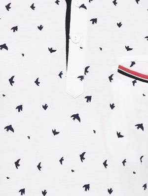 white printed t-shirt - 16674838 - Standard Image - 5