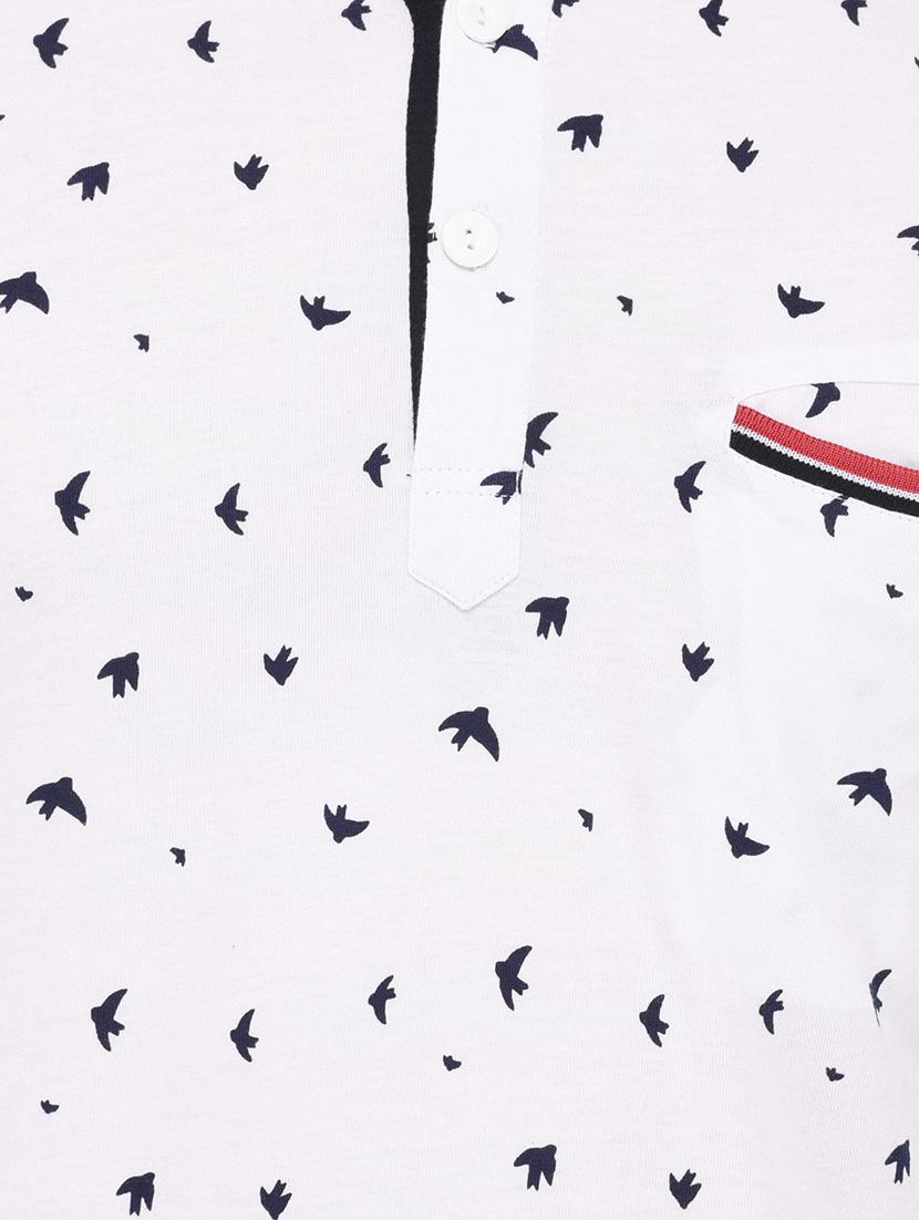 white printed t-shirt - 16674838 - Zoom Image - 5