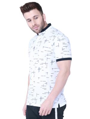 white printed t-shirt - 16674859 - Standard Image - 2