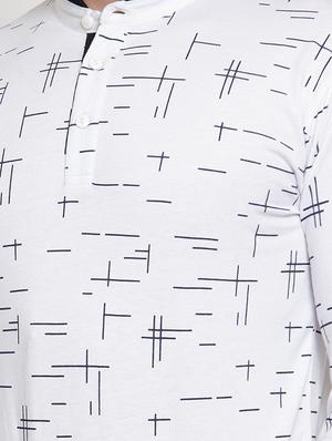 white all over print t-shirt - 16674891 - Standard Image - 5