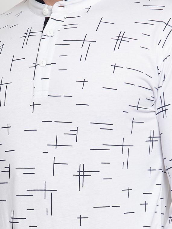 white all over print t-shirt - 16674891 - Zoom Image - 5