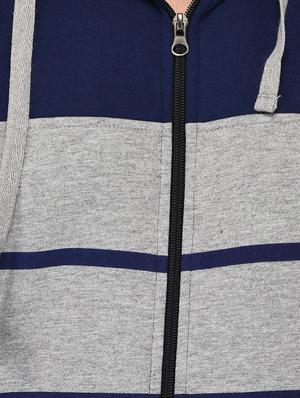 blue color block sweatshirt - 16674983 - Standard Image - 5