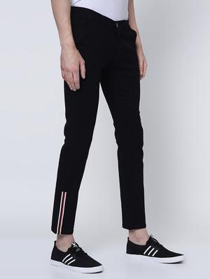 black side striped chinos - 16675270 - Standard Image - 2