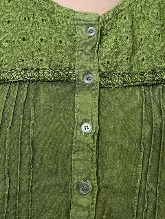 round neck embroidered top - 16675954 - Zoom Image - 5