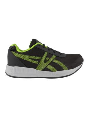 grey fabric lace up sport shoes - 16675961 - Standard Image - 2