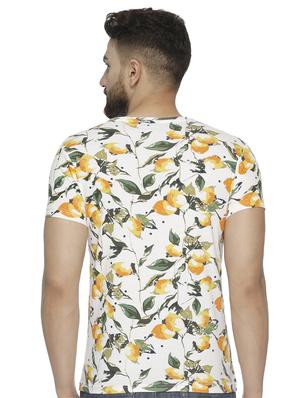 white printed t-shirt - 16676061 - Standard Image - 2