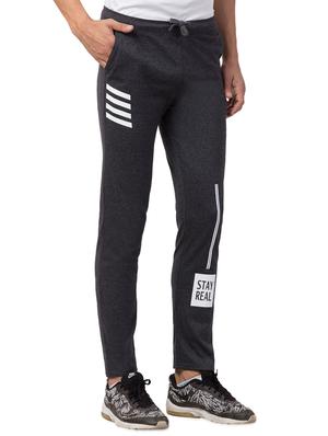 grey printed full length track pant - 16676070 - Standard Image - 2