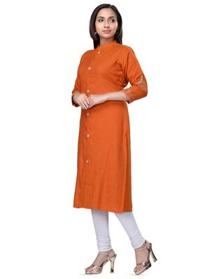 embroidered straight kurta - 16676456 - Standard Image - 2