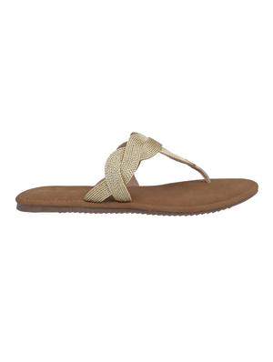 gold slippers flip flops - 16676845 - Standard Image - 2