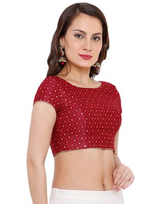 back detail printed blouse - 16676936 - Standard Image - 2