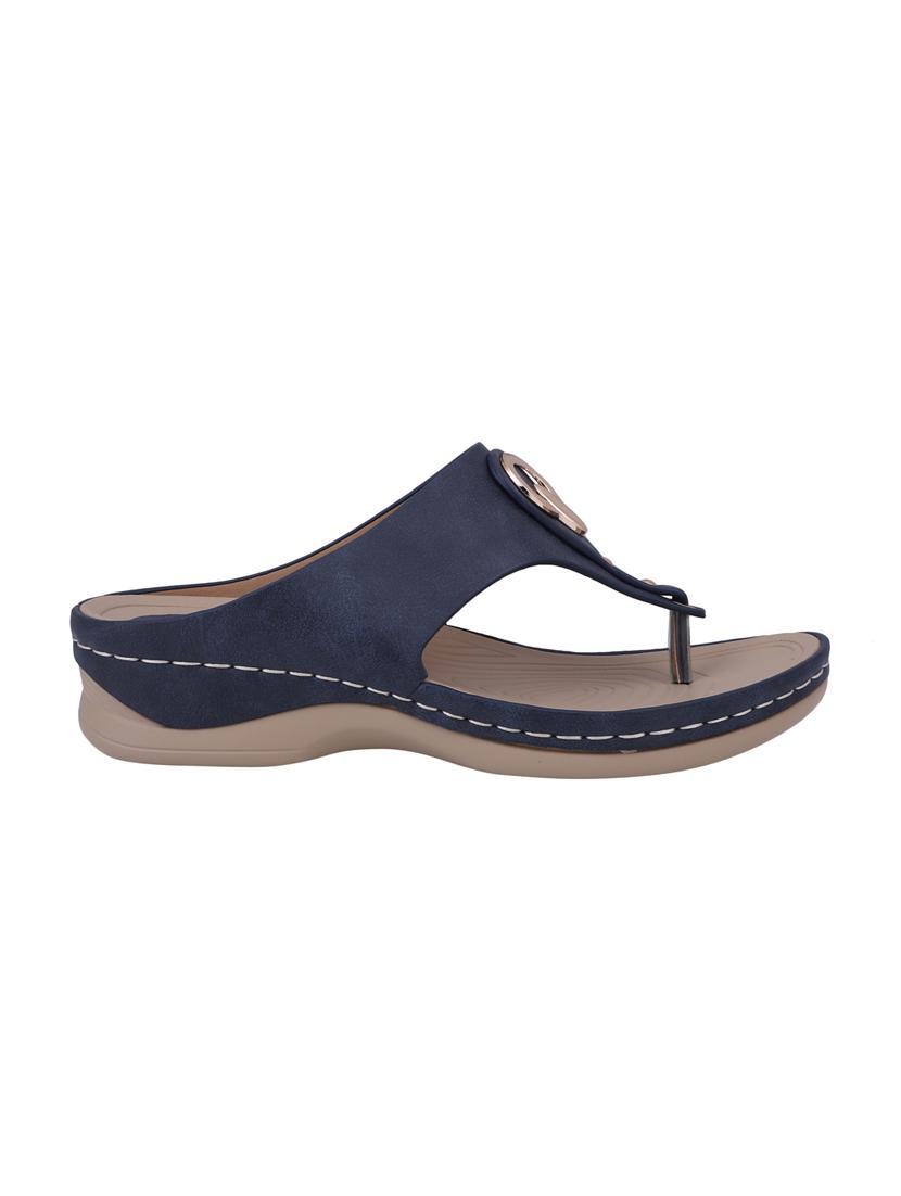 blue toe separator sandals - 16677078 - Zoom Image - 2