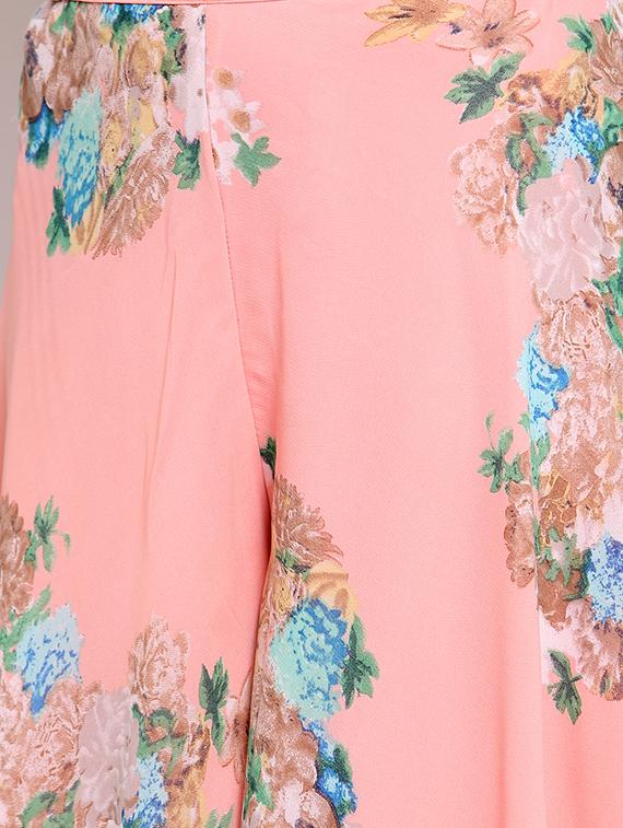 high rise floral palazzo - 16677134 - Zoom Image - 5