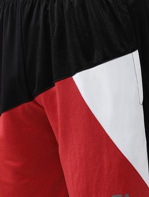 red color block shorts - 16677140 - Standard Image - 5